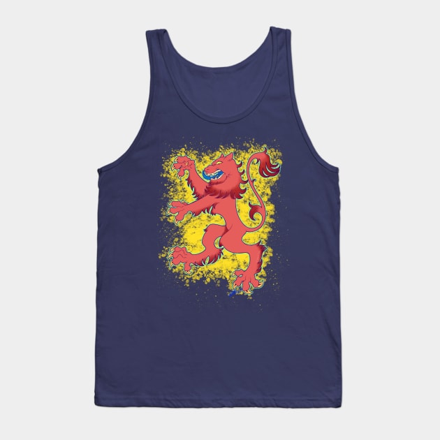 Rampant in Bravery Tank Top by Signalsgirl2112